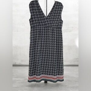 Lane Bryant sleeveless wrap front women’s midi dress SZ 14